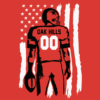 CUSTOM Football Player Flag Shirts - Image 2